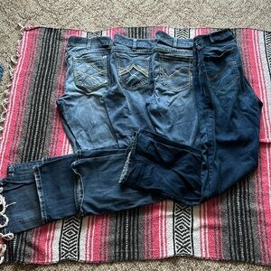 Ariat 34L Bootcut Jeans bundle of 4